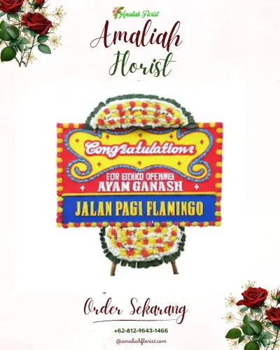 Bunga Papan Congratulation di Donokerto